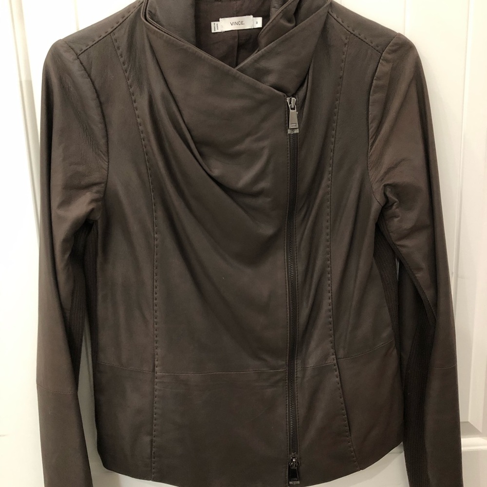 Leather jacket